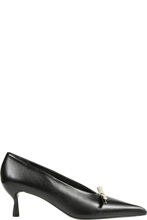 Lanvin High-Heeled Shoes for Women Lanvin Bow Embellished Pumps