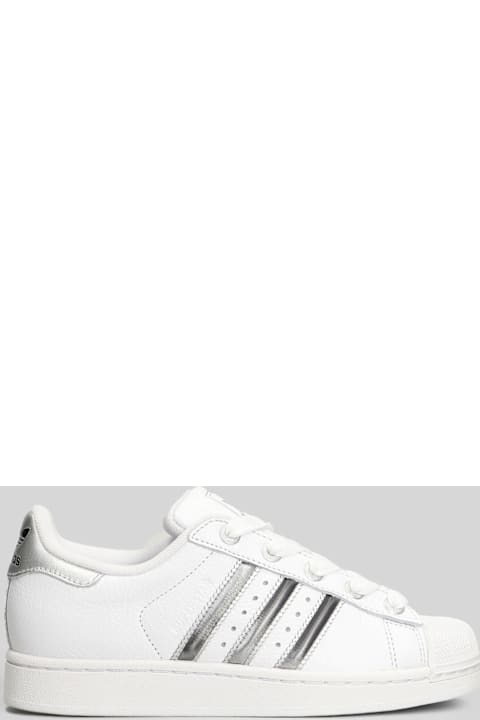 Adidas Superstar Ii Sneakers In White Leather