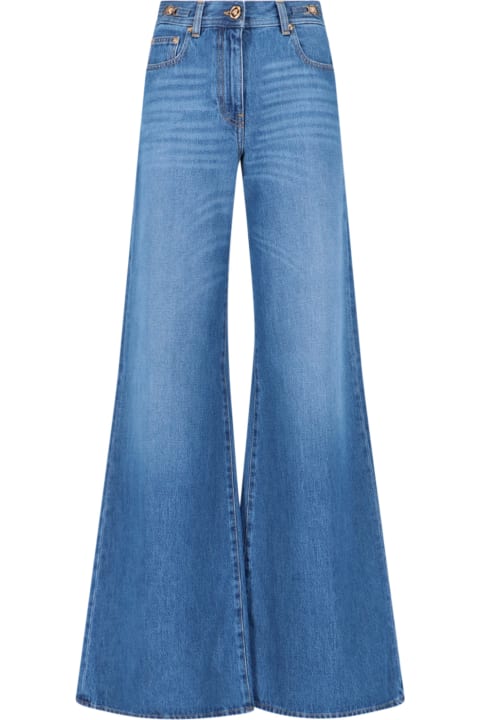 Jeans for Women Versace Blue Cotton Jeans