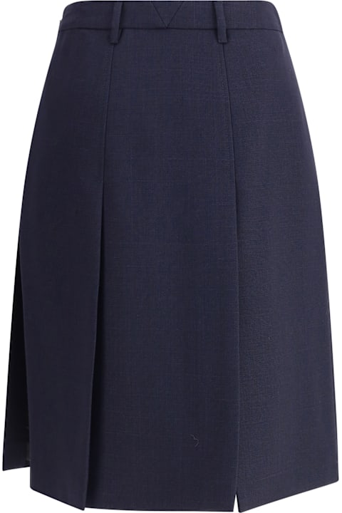 Homeware Prada Virgin Wool Midi Skirt