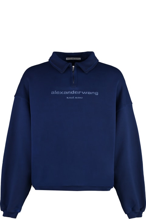 メンズ Alexander Wangのフリース＆ラウンジウェア Alexander Wang Cotton Crew-neck Sweatshirt