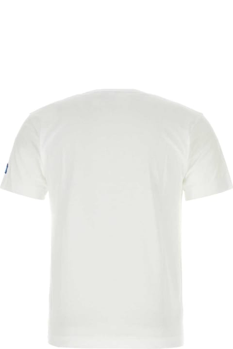 Topwear for Men Comme des Garçons Play White Cotton T-shirt