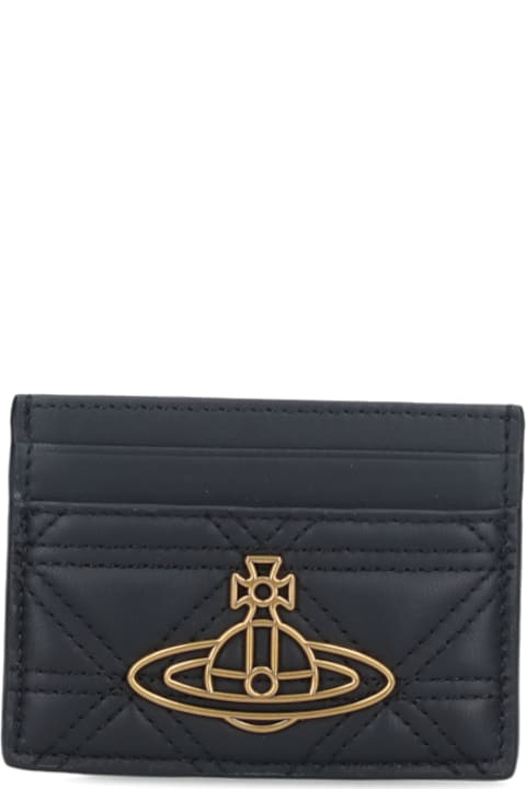 أدوات منزلية Vivienne Westwood Quilted Logo Card Holder