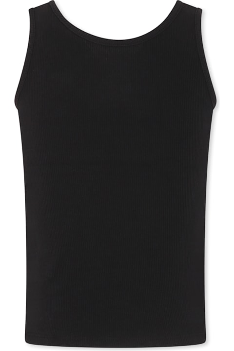 Levi's for Kids Levi's Black Tank Top For Girl With Logo