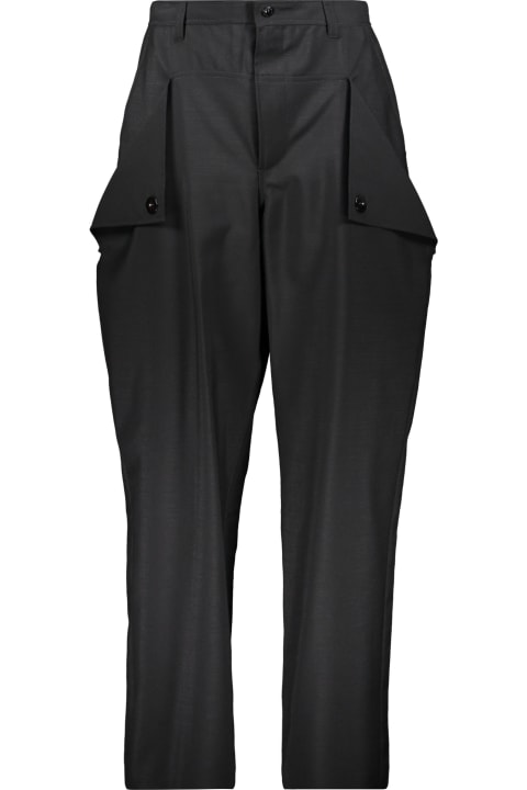 Sale for Men Burberry Virgin Wool And Mohair Trousers