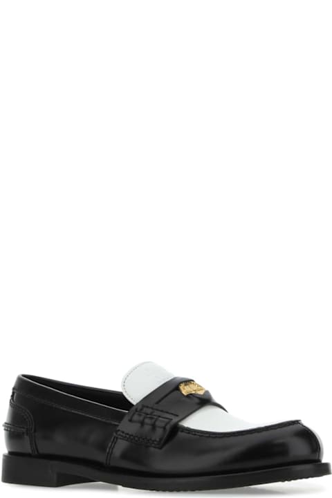 Miu Miu لـ Women Miu Miu Two-tone Leather Loafers