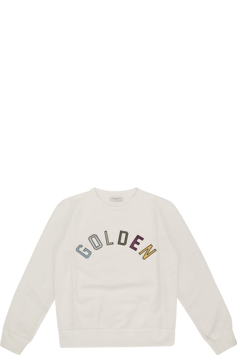 Golden Gooseのボーイズ Golden Goose Journey/ Boy's Crewneck Regular Sweatshirt