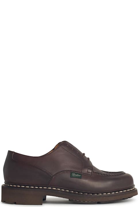 メンズ Parabootのレースアップシューズ Paraboot 'chambord' Brown Leather Scarpa