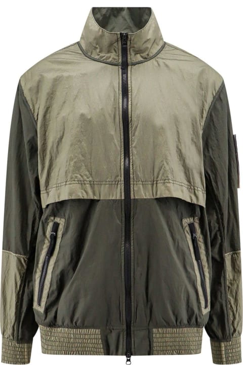Coats & Jackets for Men Stone Island Watro-tc Logo Patch Lightweight Jacket