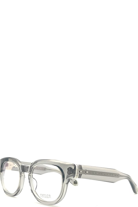 Matsuda نظارات لـ القسم الرجالي Matsuda M1038 - Grey Crystal / Silver Rx Glasses