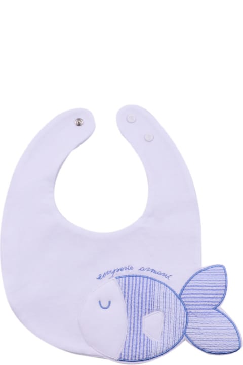 Emporio Armani Accessories & Gifts for Baby Boys Emporio Armani Cotton Bib