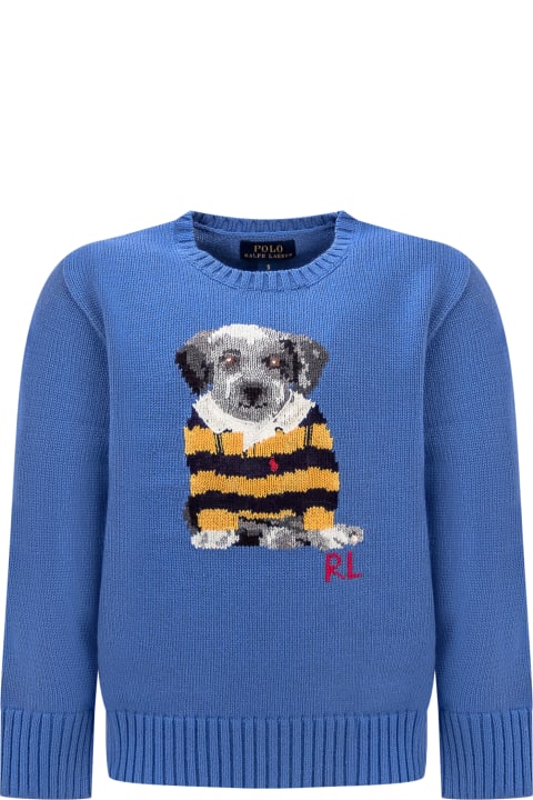 ガールズ Polo Ralph Laurenのニットウェア＆スウェットシャツ Polo Ralph Lauren Puppy Shirt