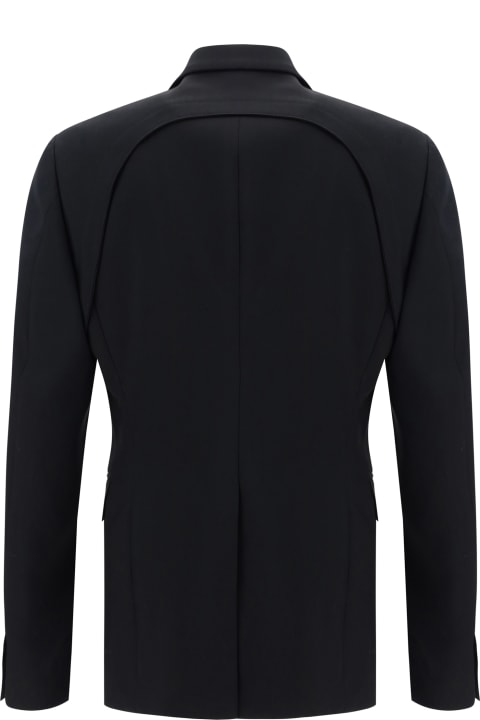 Alexander McQueen for Men Alexander McQueen Wool Gabardine Harness Jacket