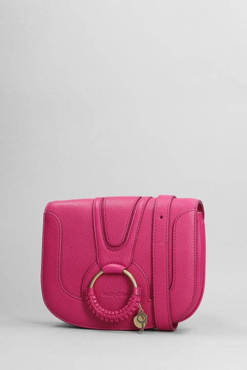 See by Chloé for Women See by Chloé Hana Shoulder Bag In Fuxia Fur