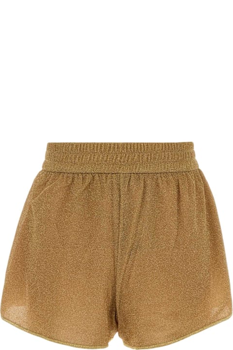 Oseree for Kids Oseree Gold Nylon Blend Shorts