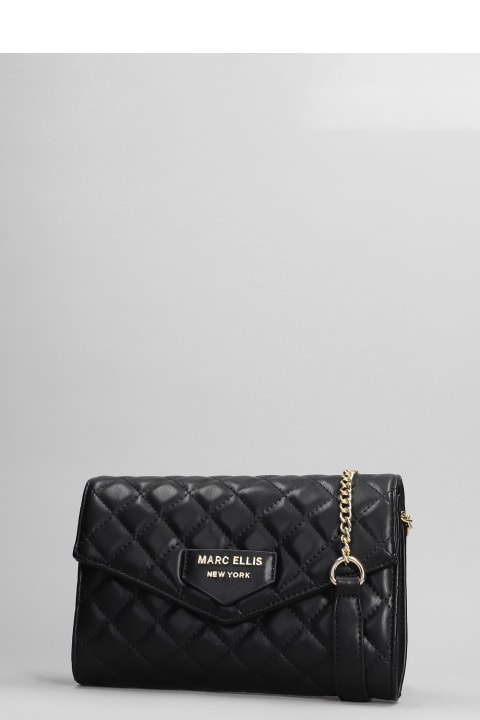 Marc Ellis Shoulder Bags for Women Marc Ellis Leos Shoulder Bag In Black Leather