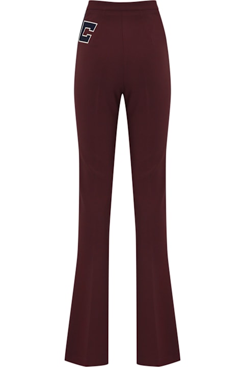 Elisabetta Franchi Pants & Shorts for Women Elisabetta Franchi Straight Stretch Crepe Trousers