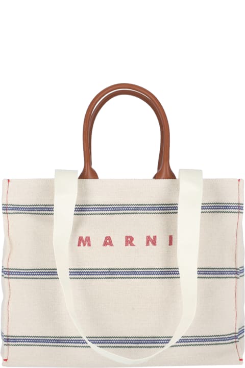 Totes for Men Marni Logo Tote Bag