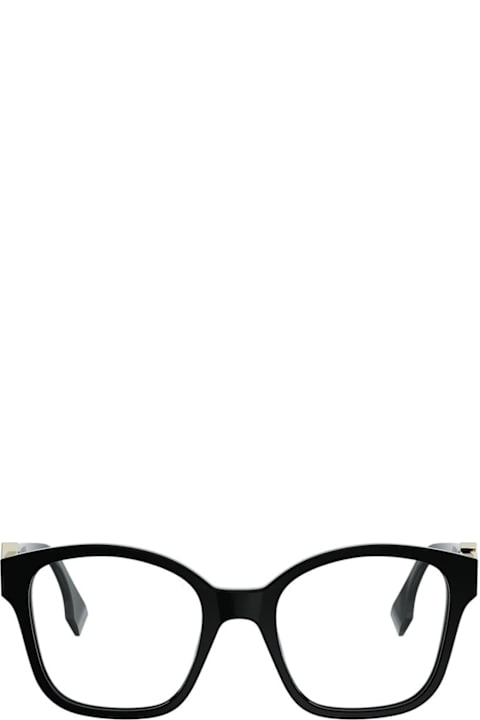 Fendi Eyewear for Kids Fendi Eyewear Fendi Fe50135i Ff Diamonds 001 Nero Glasses