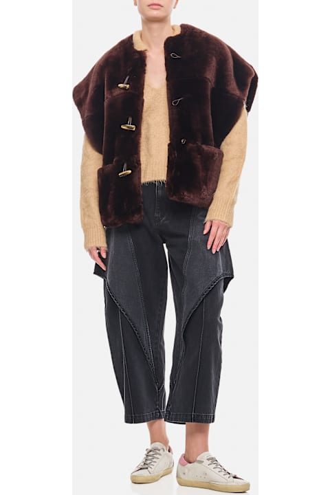 HALFBOY Clothing for Women HALFBOY Maxi Shearling Vest