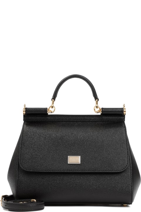 Dolce & Gabbana Saffiano Leather Sicily Bag