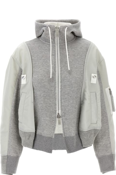 ウィメンズ Sacaiのフリース＆ラウンジウェア Sacai 'sponge' Hoodie