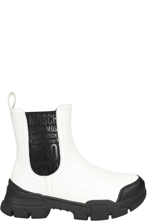 Love Moschino Boots for Women Love Moschino Leather Ankle Boots