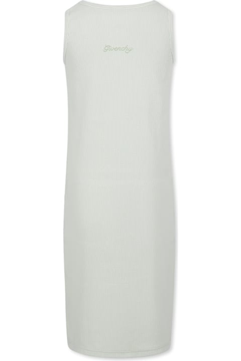 أدوات منزلية Givenchy Green Dress For Girl With Logo