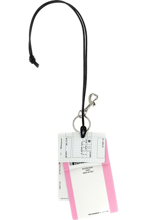 سلاسل مفاتيح لـ القسم الرجالي Balenciaga 'train Ticket' Keyring
