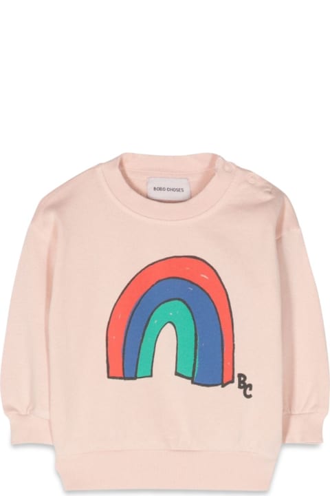ベビーガールズ Bobo Chosesのニットウェア＆スウェットシャツ Bobo Choses Baby Rainbow Sweatshirt