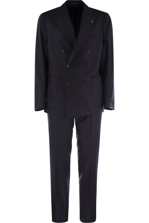 Homeware Tagliatore Wool And Cashmere Double-breasted Suit