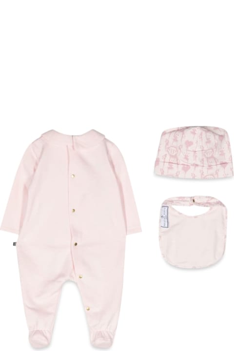 Philipp Plein Junior Bodysuits & Sets for Baby Girls Philipp Plein Junior Romper, Bib And Bonnet