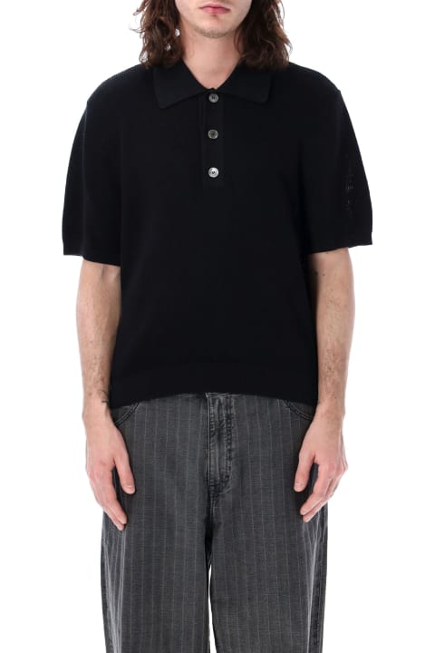 Our Legacy Topwear for Men Our Legacy Traditional Knit Polo Shirt