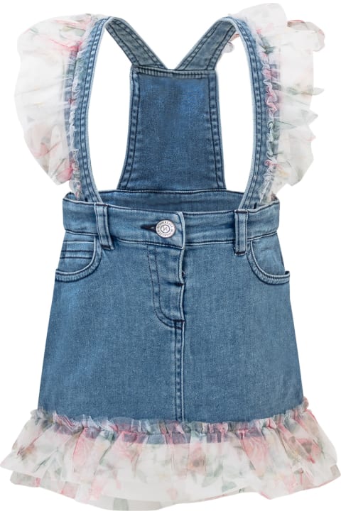 Bottoms for Baby Girls Monnalisa Skirt With Suspenders
