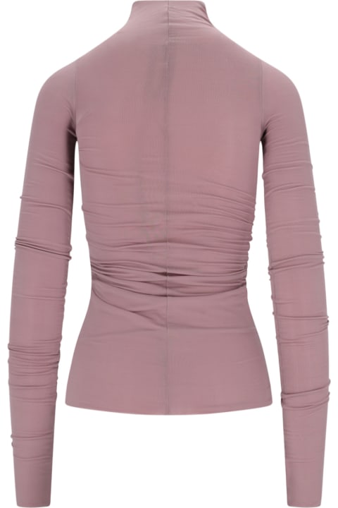 Clothing Sale for Women Rick Owens Cut Out Detail Top