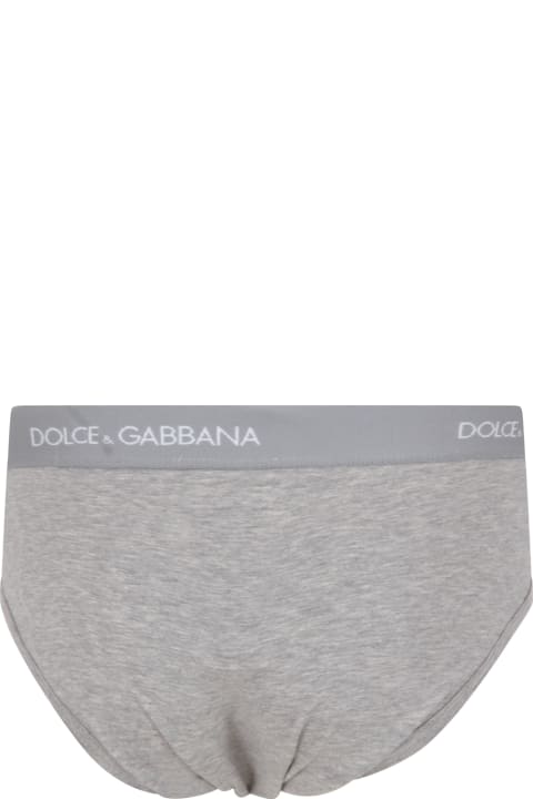 Dolce & Gabbanaのボーイズ Dolce & Gabbana Grey Set For Boy