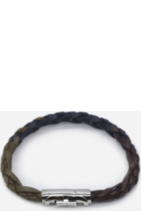 Gancini Bracelet - Size 17 In Leather