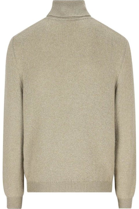 Loro Piana الملابس لـ القسم الرجالي Loro Piana Roll-neck Long-sleeved Jumper