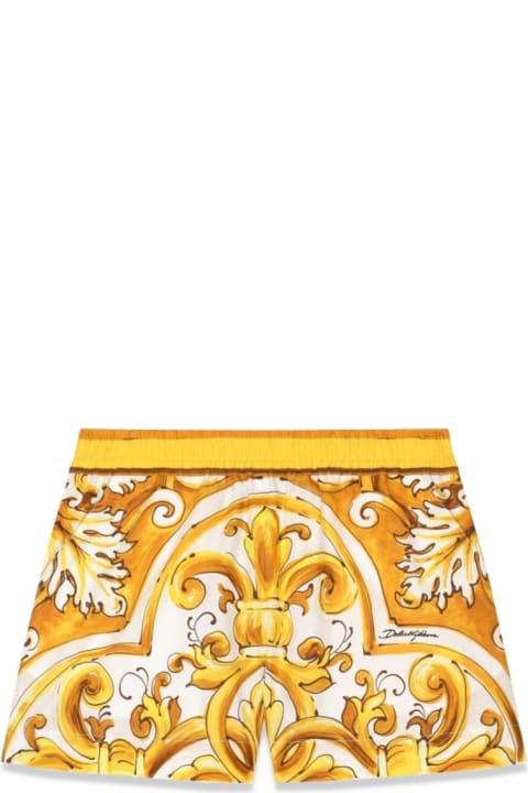 آخر صيحات الموضة من بنات Dolce & Gabbana Cotton Shorts