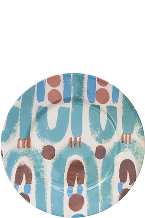 Tableware Le Botteghe su Gologone Plates Round Ceramic Colores 25 Cm