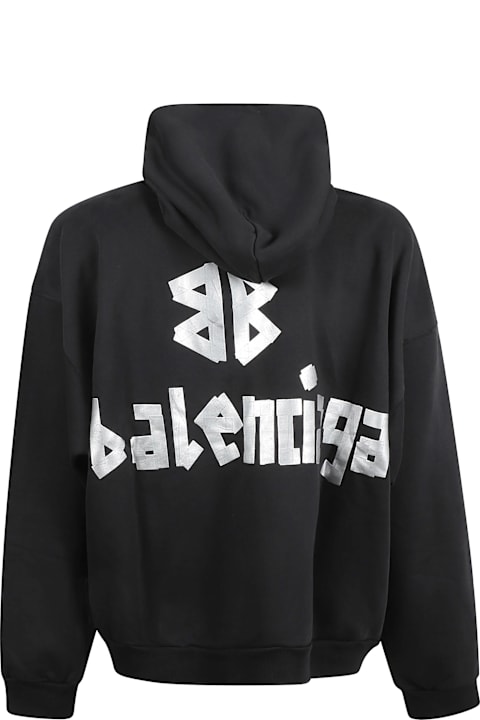 Balenciaga Fleeces & Tracksuits for Men Balenciaga Logo Print Hoodie