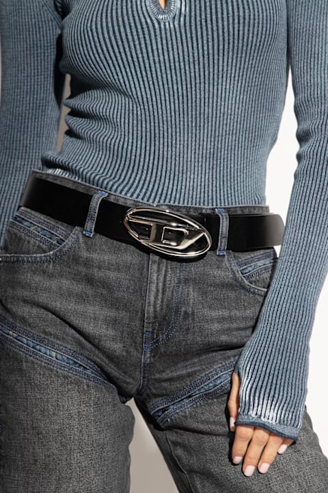 Homeware Diesel Diesel 'oval D Logo B' Belt
