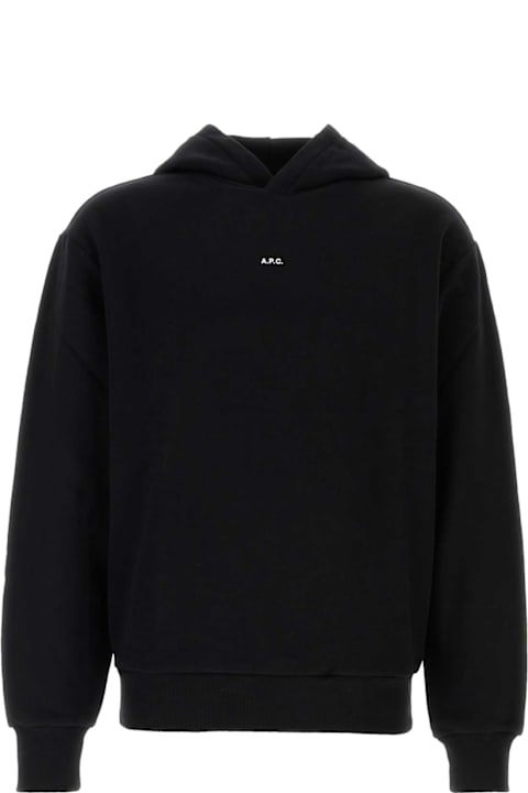 Homeware A.P.C. Black Cotton Sweatshirt