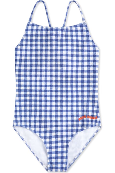 Bobo Choses for Kids Bobo Choses Blue Swimsuit For Girl With Logo