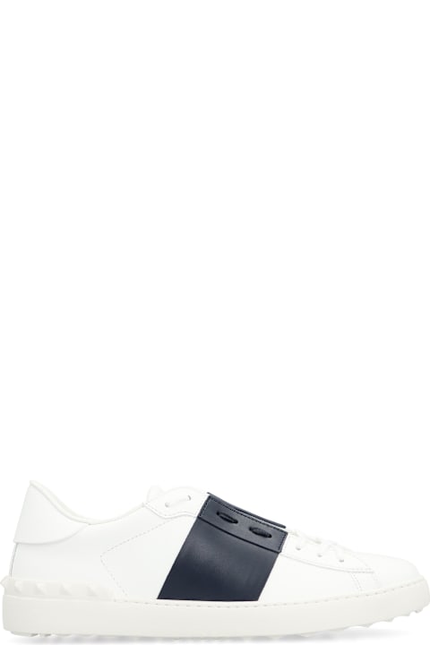 Valentino Garavani Open Leather Low-top Sneakers