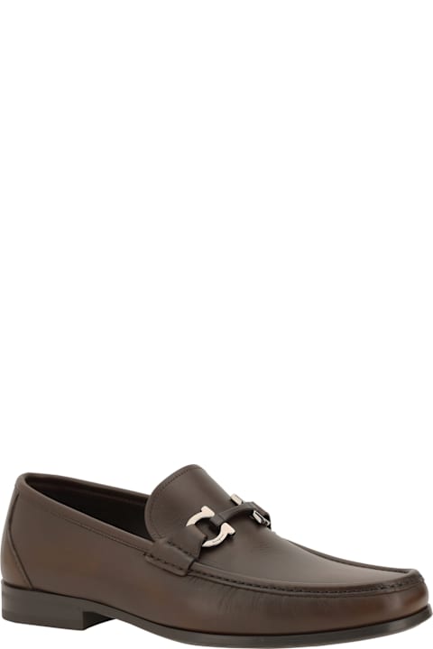 Ferragamo for Men Ferragamo Ornamento Gancini Loafers