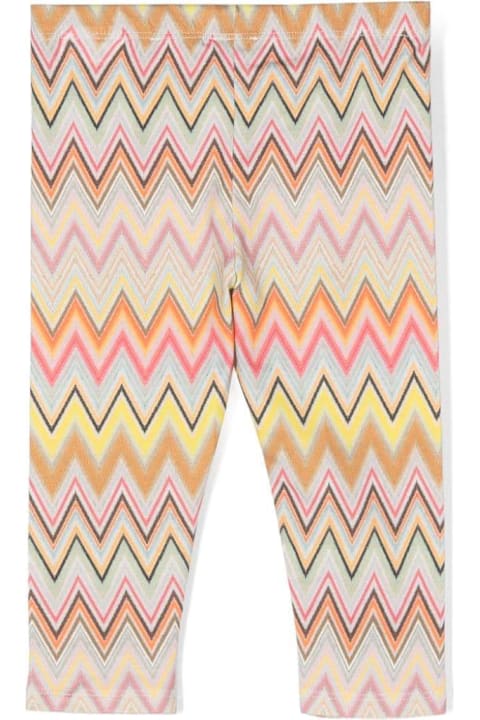 Bottoms for Baby Girls Missoni Kids Leggings Con Stampa