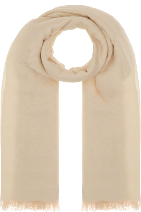 Scarves & Wraps for Women Fendi Peach Cotton Foulard