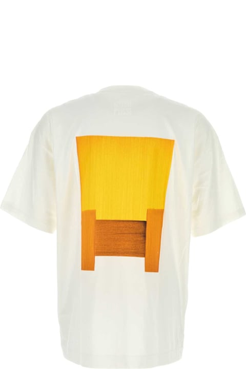 Homme Plissé Issey Miyake for Men Homme Plissé Issey Miyake White Cotton T-shirt