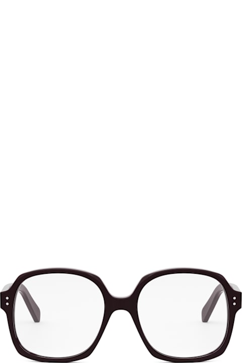 Eyewear for Women Celine Cl50151i Celine Thin 069 Burgundy Glasses